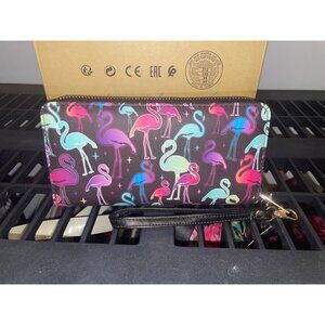 Pink Flamingo Wallet/Wristlet